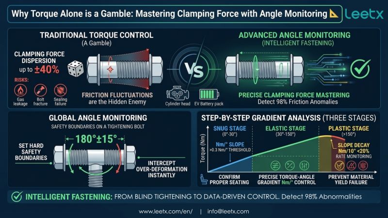 Why Torque Alone is a Gamble: Mastering Clamping Force with Angle Monitoring